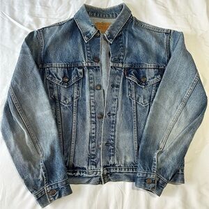Vintage Levis 70506-0216 Blue Denim Jean Jacket